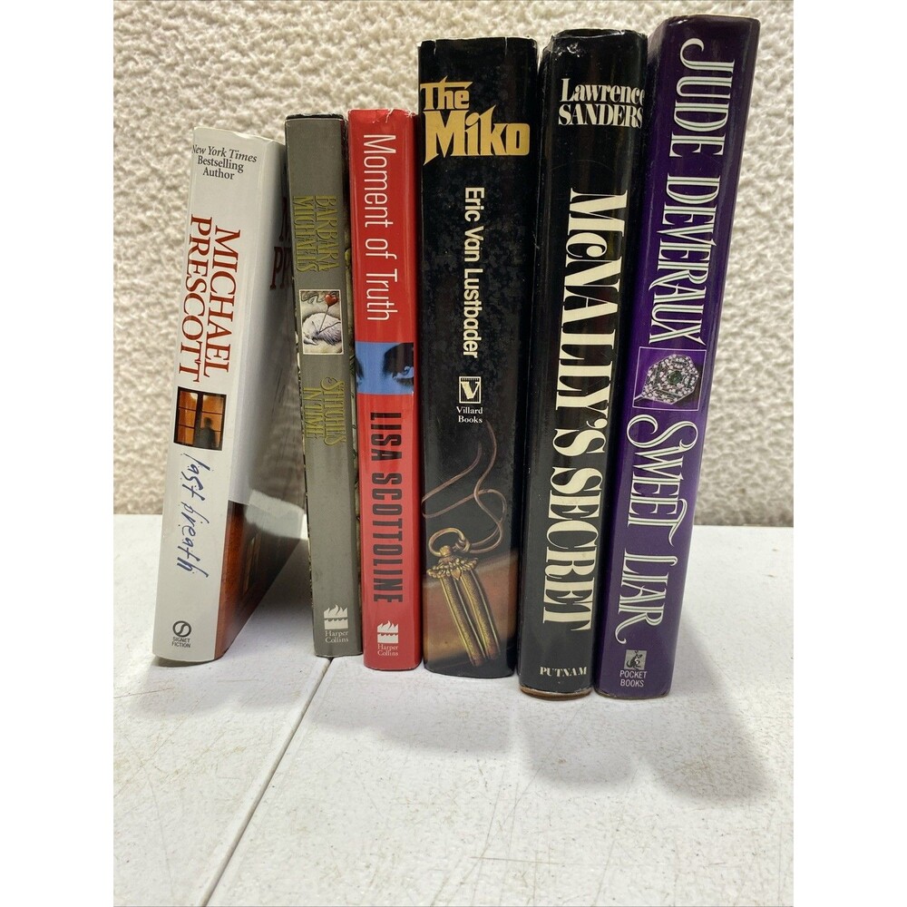 Women’s Hardback Novel Lot Of 6